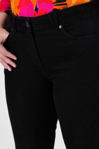 Moda za polnejše Traperice s dodatkom ukrasnih kamenčića plus velikost, xxl, Ulla Popken in Johann Popken (JP1880)