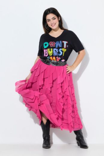 Moda za polnejše Suknja A kroja elastičnog struka plus velikost, xxl, Ulla Popken in Johann Popken (JP1880)