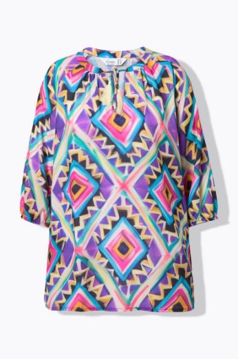 Moda za polnejše Tunika 3/4 rukava A kroja plus velikost, xxl, Ulla Popken in Johann Popken (JP1880)
