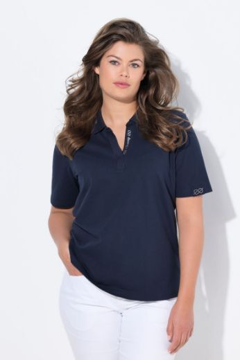 Moda za polnejše Majica Polo kratkih rukava plus velikost, xxl, Ulla Popken in Johann Popken (JP1880)