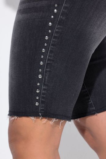 Moda za polnejše Traperice bermude plus velikost, xxl, Ulla Popken in Johann Popken (JP1880)