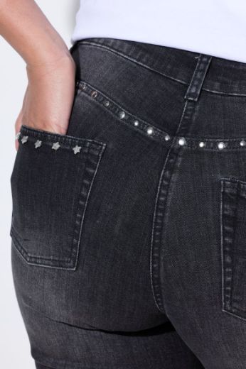Moda za polnejše Traperice bermude plus velikost, xxl, Ulla Popken in Johann Popken (JP1880)
