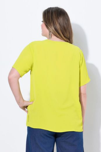 Moda za polnejše Bluza kratkih rukava A kroja plus velikost, xxl, Ulla Popken in Johann Popken (JP1880)