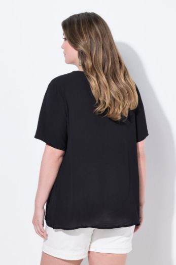 Moda za polnejše Bluza kratkih rukava A kroja plus velikost, xxl, Ulla Popken in Johann Popken (JP1880)