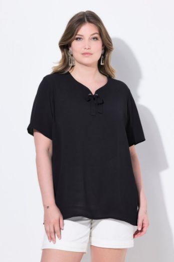Moda za polnejše Bluza kratkih rukava A kroja plus velikost, xxl, Ulla Popken in Johann Popken (JP1880)