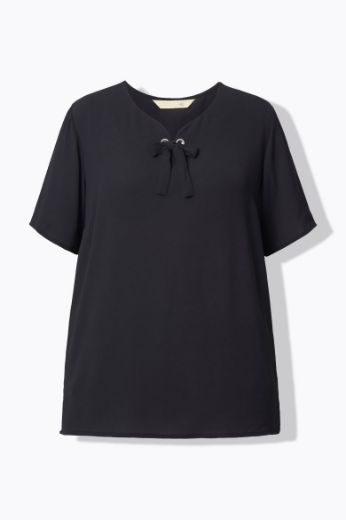 Moda za polnejše Bluza kratkih rukava A kroja plus velikost, xxl, Ulla Popken in Johann Popken (JP1880)
