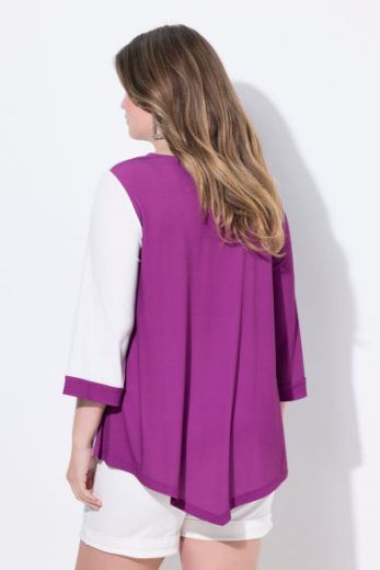 Moda za polnejše Majica 3/4 rukava cvjetnog uzorka plus velikost, xxl, Ulla Popken in Johann Popken (JP1880)