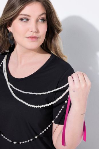 Moda za polnejše Majica kratkih rukava okruglog ovratnika plus velikost, xxl, Ulla Popken in Johann Popken (JP1880)