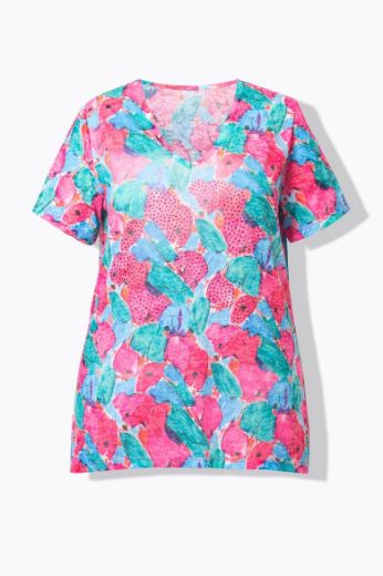 Moda za polnejše Majica kratkih rukava A kroja plus velikost, xxl, Ulla Popken in Johann Popken (JP1880)