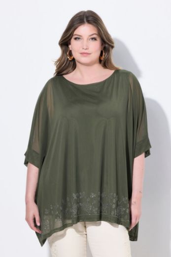 Moda za polnejše Bluza polu rukava šireg kroja plus velikost, xxl, Ulla Popken in Johann Popken (JP1880)