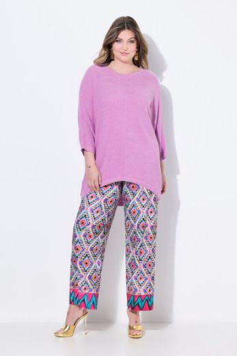 Moda za polnejše Pulover 3/4 rukava šireg kroja plus velikost, xxl, Ulla Popken in Johann Popken (JP1880)