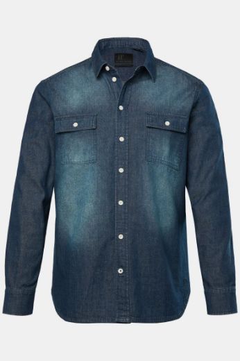 Moda za polnejše Košulja dugih rukava plus velikost, xxl, Ulla Popken in Johann Popken (JP1880)