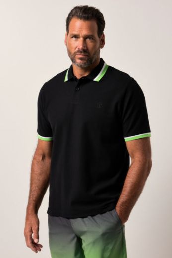 Moda za polnejše Majica Polo kratkih rukava plus velikost, xxl, Ulla Popken in Johann Popken (JP1880)