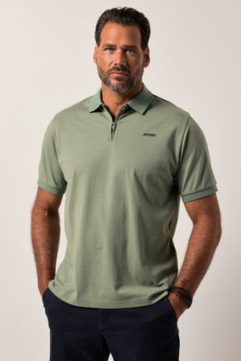 Moda za polnejše Majica Polo kratkih rukava plus velikost, xxl, Ulla Popken in Johann Popken (JP1880)