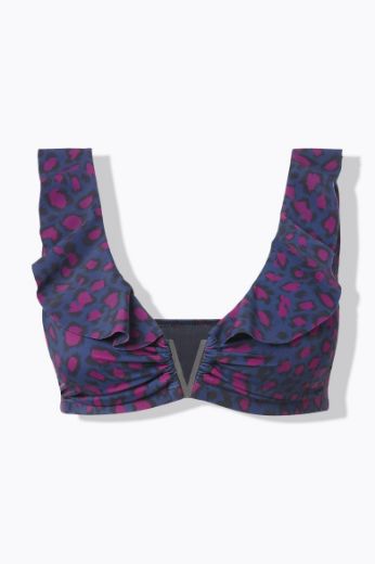 Moda za polnejše Kupaći kostim gornji dio s leopard uzorkom plus velikost, xxl, Ulla Popken in Johann Popken (JP1880)