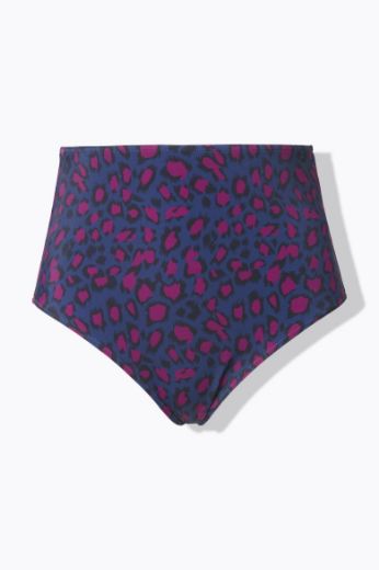 Moda za polnejše Kupaći kostim donji dio visokog struka s leopard uzorkom plus velikost, xxl, Ulla Popken in Johann Popken (JP1880)