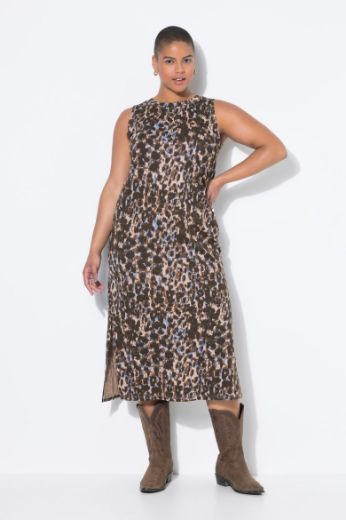 Moda za polnejše Haljina maxi bez rukava s leopard uzorkom plus velikost, xxl, Ulla Popken in Johann Popken (JP1880)