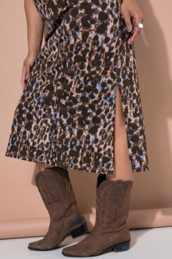 Moda za polnejše Haljina maxi bez rukava s leopard uzorkom plus velikost, xxl, Ulla Popken in Johann Popken (JP1880)
