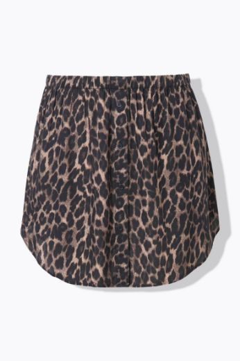 Moda za polnejše Suknja slojevita s leopard uzorkom plus velikost, xxl, Ulla Popken in Johann Popken (JP1880)