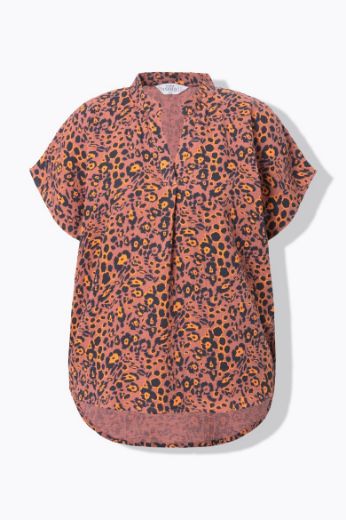 Moda za polnejše Bluza kratkih rukava od muslina plus velikost, xxl, Ulla Popken in Johann Popken (JP1880)
