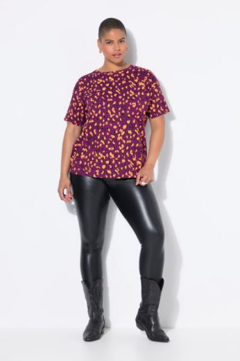 Moda za polnejše Majica kratkih rukava s leopard uzorkom plus velikost, xxl, Ulla Popken in Johann Popken (JP1880)