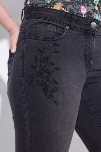 Moda za polnejše Traperice uskih nogavica plus velikost, xxl, Ulla Popken in Johann Popken (JP1880)