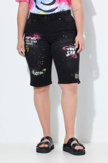 Moda za polnejše Traperice bermude plus velikost, xxl, Ulla Popken in Johann Popken (JP1880)
