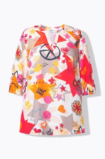 Moda za polnejše Bluza 3/4 rukava plus velikost, xxl, Ulla Popken in Johann Popken (JP1880)
