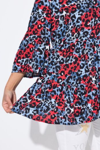 Moda za polnejše Bluza 3/4 rukava A kroja plus velikost, xxl, Ulla Popken in Johann Popken (JP1880)
