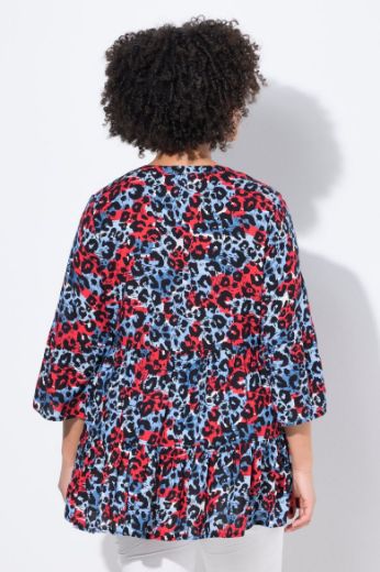 Moda za polnejše Bluza 3/4 rukava A kroja plus velikost, xxl, Ulla Popken in Johann Popken (JP1880)