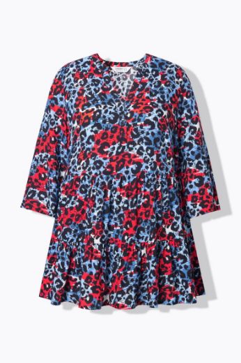 Moda za polnejše Bluza 3/4 rukava A kroja plus velikost, xxl, Ulla Popken in Johann Popken (JP1880)