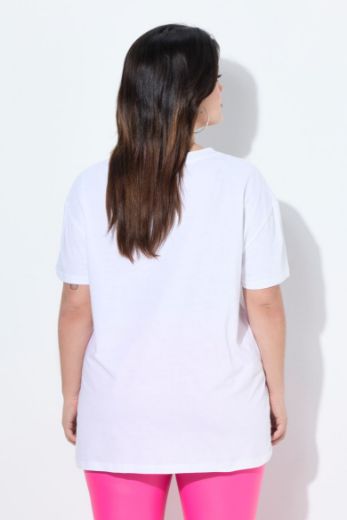 Moda za polnejše Majica kratkih rukava šireg kroja plus velikost, xxl, Ulla Popken in Johann Popken (JP1880)