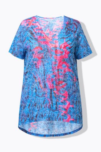 Moda za polnejše Majica kratkih rukava A kroja plus velikost, xxl, Ulla Popken in Johann Popken (JP1880)