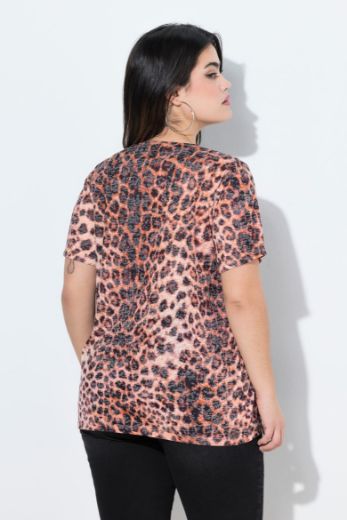 Moda za polnejše Majica kratkih rukava s motivom lava plus velikost, xxl, Ulla Popken in Johann Popken (JP1880)
