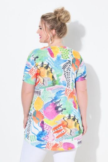 Moda za polnejše Majica kratkih rukava plus velikost, xxl, Ulla Popken in Johann Popken (JP1880)