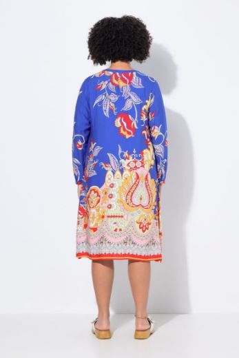 Moda za polnejše Haljina midi dugih rukava plus velikost, xxl, Ulla Popken in Johann Popken (JP1880)