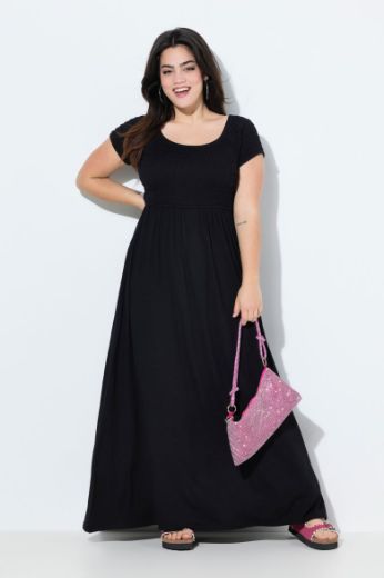 Moda za polnejše Haljina maxi kratkih rukava plus velikost, xxl, Ulla Popken in Johann Popken (JP1880)