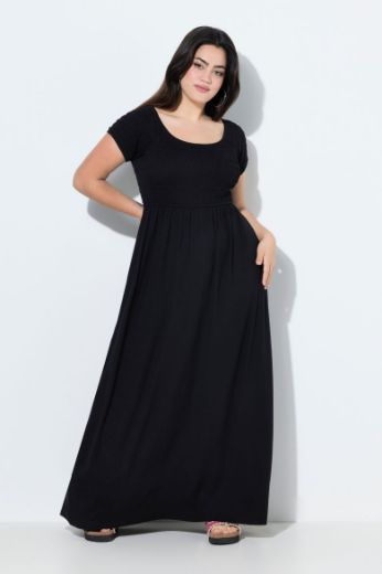 Moda za polnejše Haljina maxi kratkih rukava plus velikost, xxl, Ulla Popken in Johann Popken (JP1880)