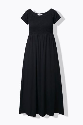 Moda za polnejše Haljina maxi kratkih rukava plus velikost, xxl, Ulla Popken in Johann Popken (JP1880)