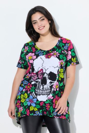 Moda za polnejše Majica kratkih rukava V ovratnika plus velikost, xxl, Ulla Popken in Johann Popken (JP1880)