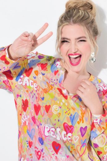Moda za polnejše Bluza dugih rukava plus velikost, xxl, Ulla Popken in Johann Popken (JP1880)