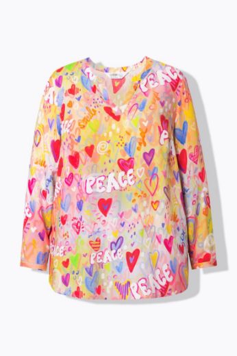 Moda za polnejše Bluza dugih rukava plus velikost, xxl, Ulla Popken in Johann Popken (JP1880)