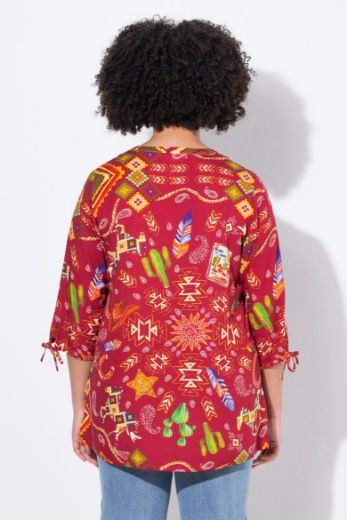Moda za polnejše Bluza 3/4 rukava A kroja plus velikost, xxl, Ulla Popken in Johann Popken (JP1880)
