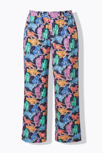 Moda za polnejše Hlače širokih ravnih nogavica plus velikost, xxl, Ulla Popken in Johann Popken (JP1880)