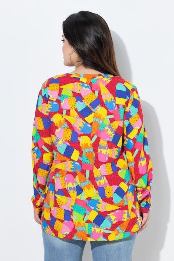 Moda za polnejše Bluza dugih rukava plus velikost, xxl, Ulla Popken in Johann Popken (JP1880)