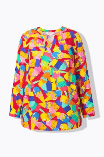 Moda za polnejše Bluza dugih rukava plus velikost, xxl, Ulla Popken in Johann Popken (JP1880)