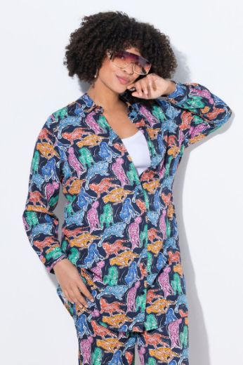 Moda za polnejše Bluza dugih rukava dužeg kroja plus velikost, xxl, Ulla Popken in Johann Popken (JP1880)