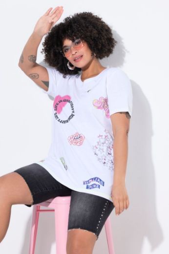 Moda za polnejše Majica kratkih rukava okruglog ovratnika plus velikost, xxl, Ulla Popken in Johann Popken (JP1880)