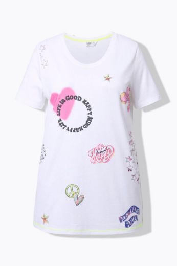 Moda za polnejše Majica kratkih rukava okruglog ovratnika plus velikost, xxl, Ulla Popken in Johann Popken (JP1880)
