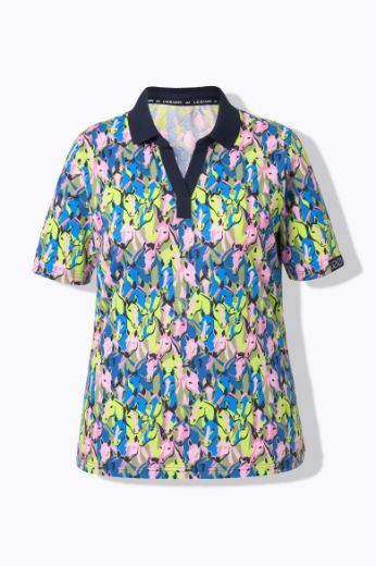 Moda za polnejše Majica Polo kratkih rukava plus velikost, xxl, Ulla Popken in Johann Popken (JP1880)